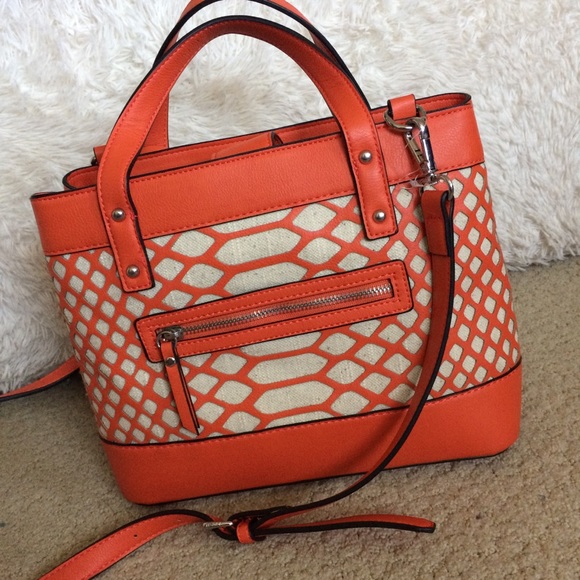 Joe's Jeans Handbags - Joe’s Jeans lattice mixed media bag